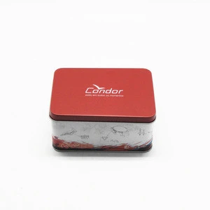High grade large tin couple watch boxes cases with sponge