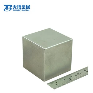 High Purity 99.5% Titanium Ti Metal Cube 10X10X10mm (0.4&quot;) Carved Element Periodic Table Cube hot sale in stock manufacturer