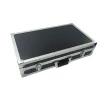 High quality black aluminum travel case meta carrying tool case box with eva foam padding china ata road case