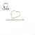 Import high quality brass heart shape popular  hair forks from China