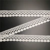 High quality cheap price 2.5cm fancy  poly guipure water soluble embroidery lace trim for ladies dress