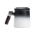 Import High Quality Customer Logo Glazed Ceramic Milk Tea Cup With Tea Strainer and Wood Handle from China