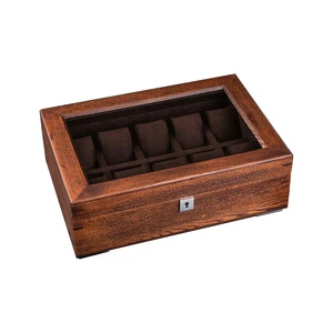 High Quality Customized Luxury Painting Wooden Display 8 Grid Watch Box Case For Packaging Box