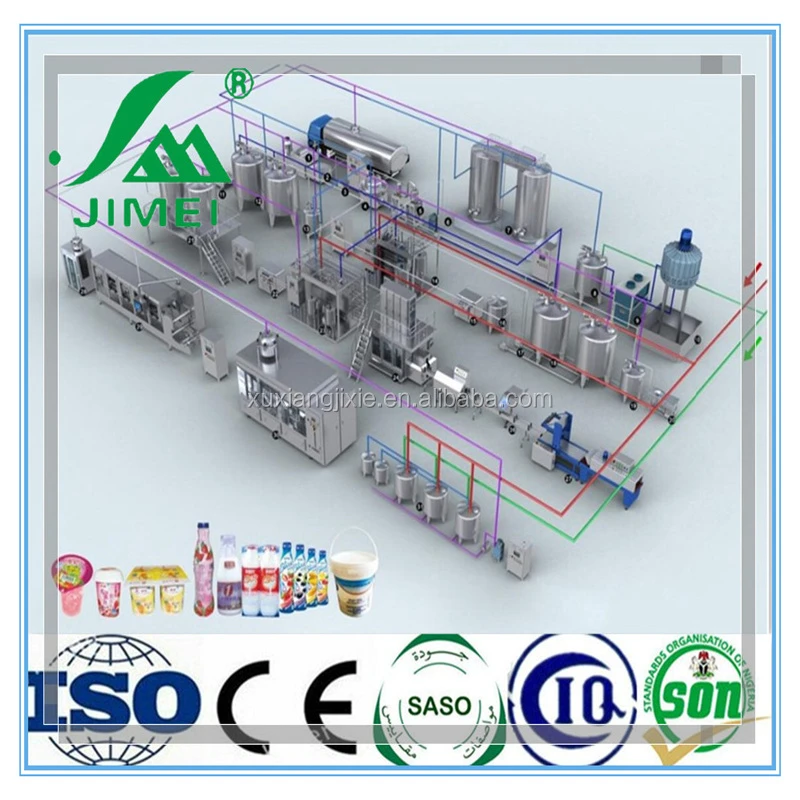 High Quality Full Automatic Sweetened Condensed Milk Production Line Plant Price turnkey project