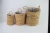 High quality handwoven water hyacinth storage basket laundry hamper clothing storage basket handmade rattan laundry basket
