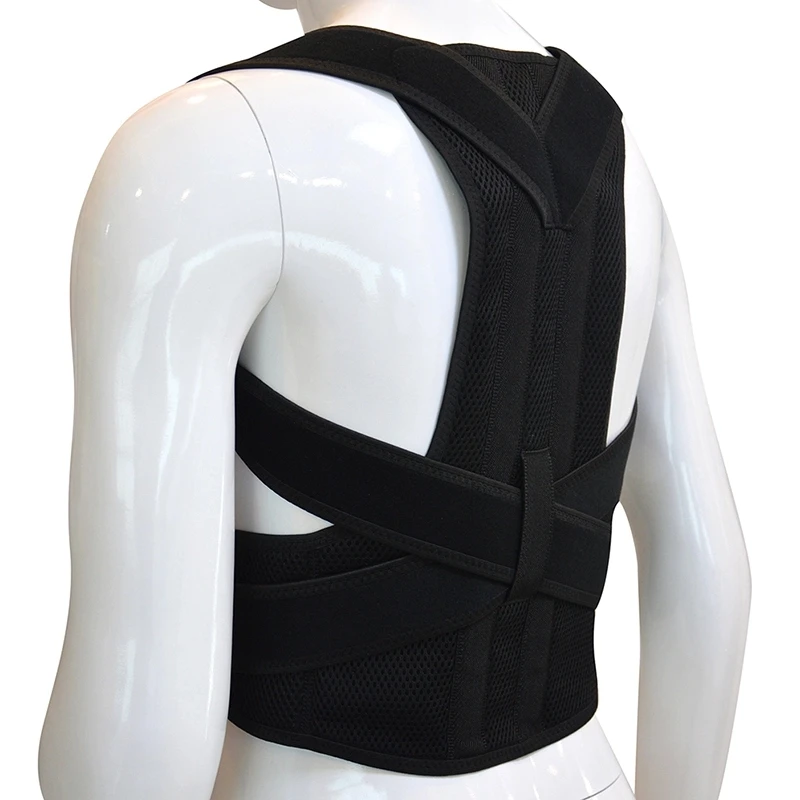 High quality new fully PVC plate Back Posture Corrector Women Men & Clavicle Brace