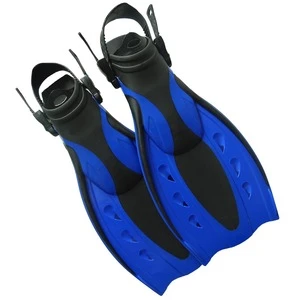 High Quality open heel diving fins with adjustable strap snorkeling fins for adult