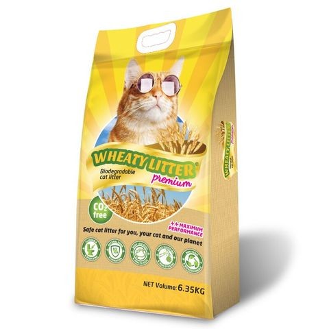 High Quality Plant Cat Litter Premium wheat Natural Clumping  Easy Scoop