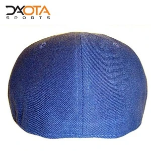 High Quality Wholesale Custom blue plain blank hat acrylic snapback cap