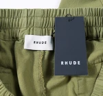 High Street Retro Multi-pocket Zipper Breasted Drawstring Tooling Trousers Brand Straight Casual Pants