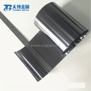 High Temperature 99.95% Tungsten Foil Sheet for Heating Shields hot sale in stocks manufacturer baoji tianbo company