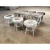 Import home commercial used Indian furniture by famous manufacturer cafe restaurant table and stools set from India