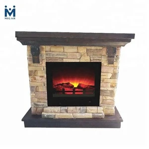 Home Decorative Indoor Concrete Mantel Fireplace