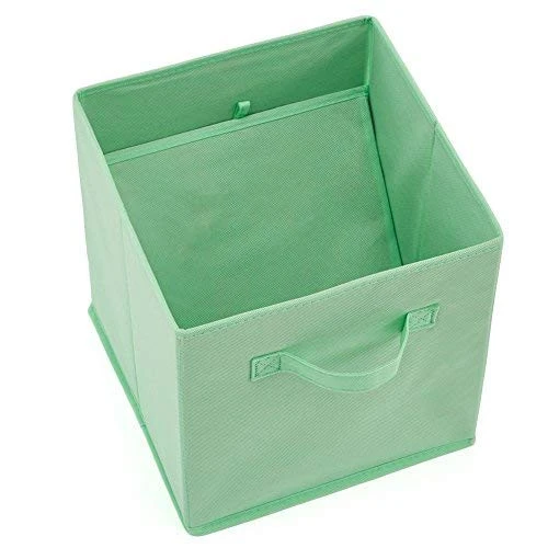 Home Office Foldable Non Woven Fabric kids toy folding cube organizer collapsible Storage Box with cardboard