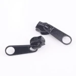 Home textile color customized cheap 3# 5# nylon zipper puller