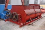 Horizontal concrete mixer machine