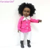 HOT afro hair vinyl american girl 18 inch doll wholesale black dolls