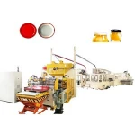 Hot sale automatic twist off cap making machine production line/ screw top lid making machine
