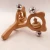 Import Hot sale baby rattles wooden hand bell beech wood rattles baby toy from China