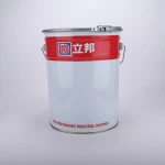 Hot sale cheap Chinese factory   18l paint bucket with metal handle oil drums