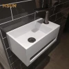 Hot sale for apartment wash basin wall hang basin small bathroom sink