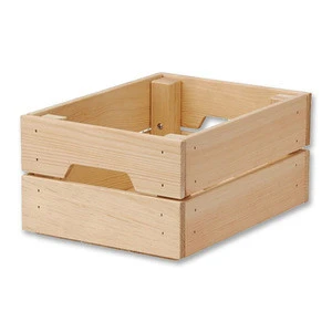 Hot sale garden tool storage wooden crates home clothes toy storage wood crates
