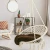 Import Hot sale hammock swing hand-woven cotton rope hanging chair hanging apartment dormitory bedroom woven swing chair from China