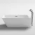 Import Hot sale indoor portable single adult person solid surface soaking portable bathtub from China