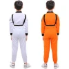 Hot Sale Kids Aerospace Astronaut Striped Appliqued Jumpsuit Spaceman Suit Carnival Halloween Costume