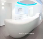 hot sale office furniture curved reception desk