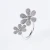 Import Hot sale open circle Shaped Zircon 925 silver ring from China