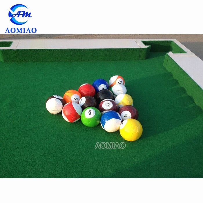Hot Sale Snooker Soccer Ball Inflatable Snooker Football for Play Snooker Game Table