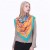 Import Hot sale twill imitation silk scarf lady brand silk scarf 130cm square towel feather print shawl scarf from China