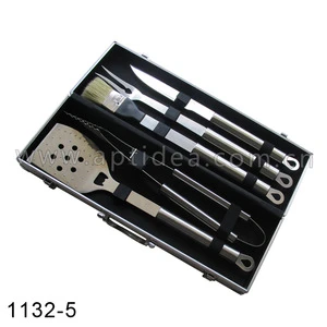Hot sales Non stick paint handle Barbecue Tool Set / long handle bbq tools