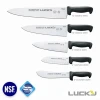 Hot sell all kinds of 5pcs Stainless Steel kitchen butcher knife set