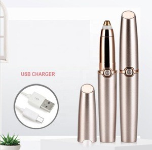 Hot Seller TV product  Electric Lipstick Eyebrow Trimmer Remover USB Operated Eyebrow Trimmer