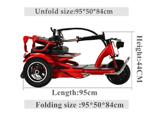 hot selling 3 wheel power electric  scooter electric wheelchair  elderly handicapped mobility