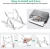 Import Hot selling 6 angle laptop stand folding  dj  laptop stand from China
