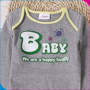 Hot Selling Baby Clothes Yiwu Factory Manufacturer 0-2 Years Baby Clothes Gray Hot Selling Baby Rompers Set With Blue Skirt