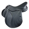 Hot selling black leather horse riding saddle/dressage saddle