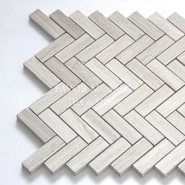 Hot selling classical 12"x12" light wood wall decorate marble mosaic tile kitchen backsplash natural marble mosaic tiles