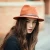 Import Hot Selling Europe and America Belt Decoration 100% Wool Felt Fedora Hat For Women from China