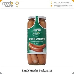 Hot Selling Landsknecht Bockwurst Sausage 8/720g