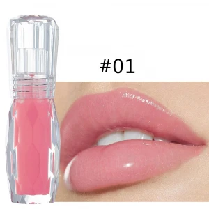 hot selling new design lip gloss tube private label diamond shape lip gloss