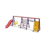 Hot selling outdoor playhouse kids toy swing and slide set HFC199-3