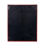 hot selling single panel leather menu board fast food