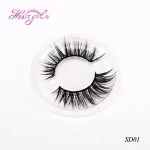 Hot Selling Synthetic Barcode 3d Fiber 3d Silk Lashes