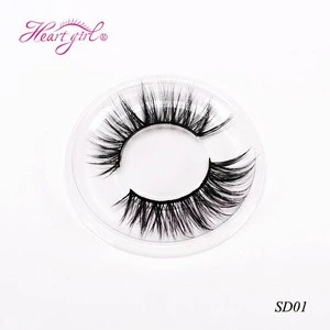 Hot Selling Synthetic Barcode 3d Fiber 3d Silk Lashes