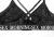 Import Hot Women Thin Bra Brief Sets Front Cross Bra Brief Set Bralette Two Pieces Underwear Letter Print Bra Set from China