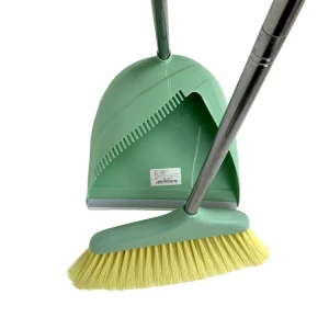 Hotel Cleaning Long Handle Outdoor Dustpans Plastic Dustpan And Broom Set